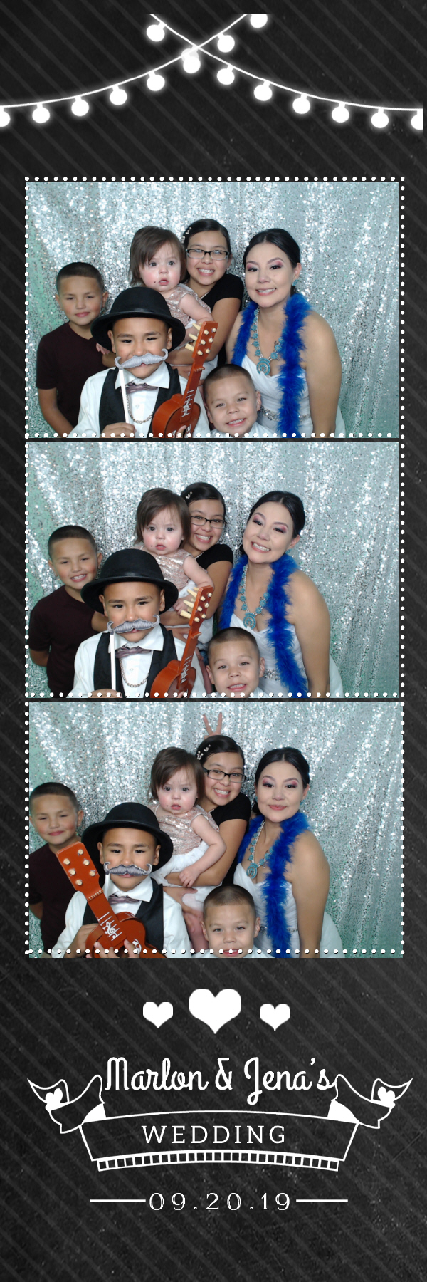 Jena and Marlon's Wedding | View more photos from the event at gallery.photoboothbillings.com/u/PhotoBoothBillings/Jena-and-Marlons-Wedding